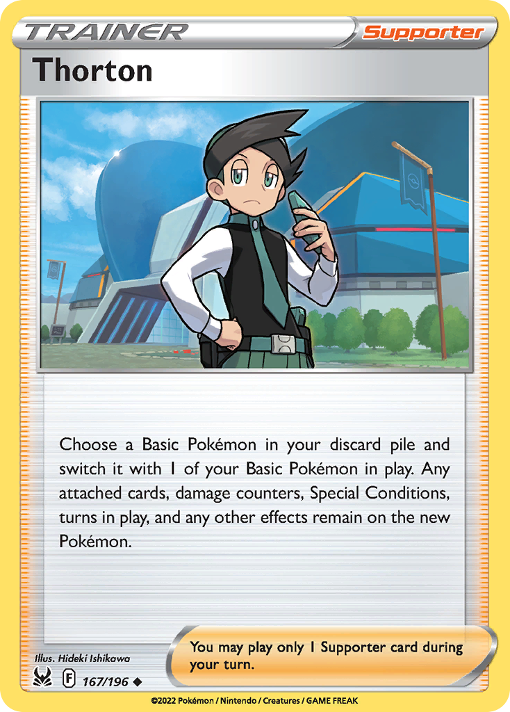 Thorton 167/196 — English Pokémon Lost Origin (2022)
