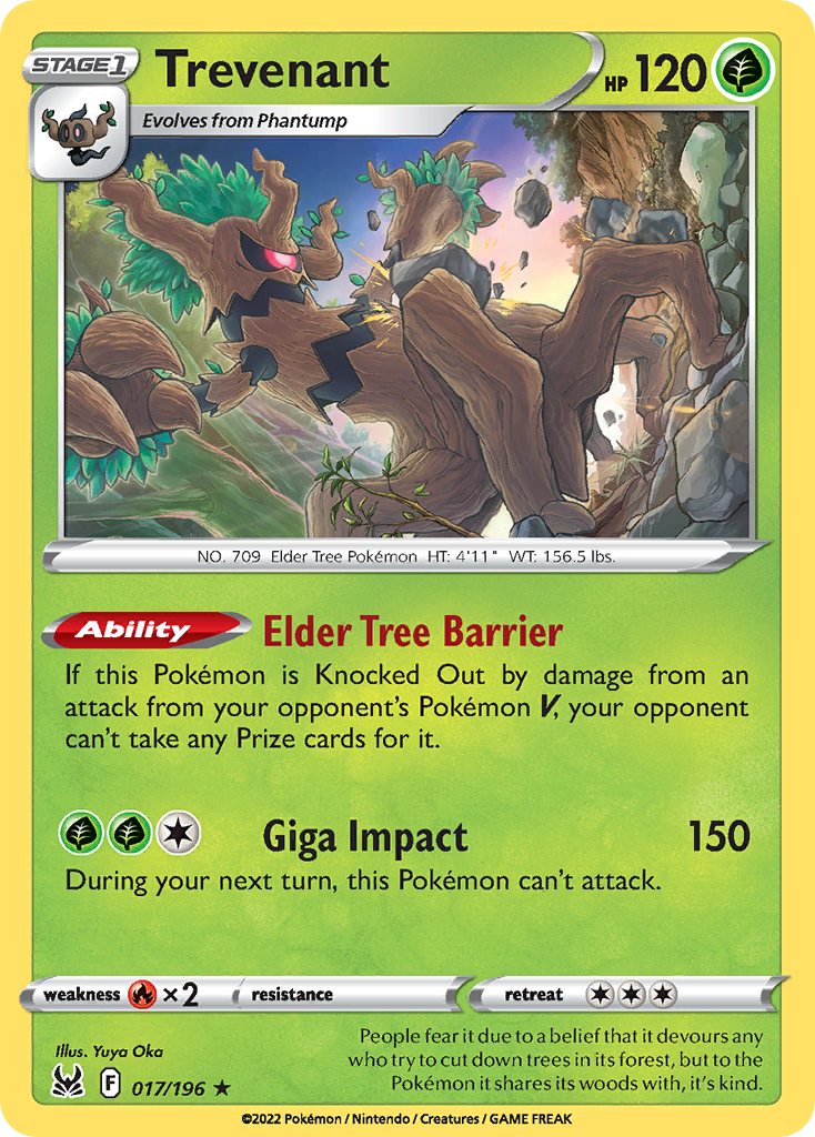 Trevenant 17/196 — English Pokémon Lost Origin (2022)