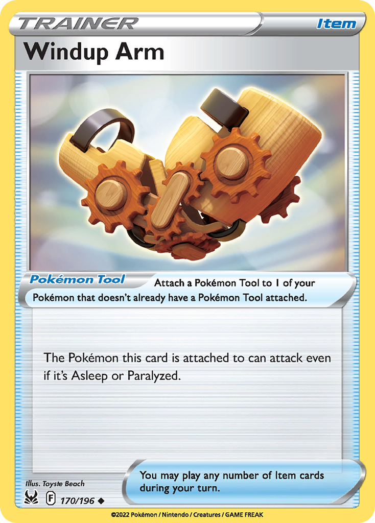 Windup Arm 170/196 — English Pokémon Lost Origin (2022)
