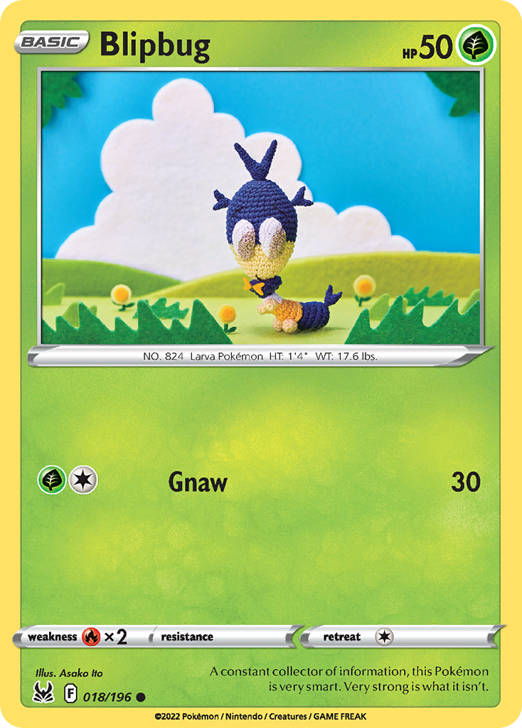 Blipbug 18/196 — English Pokémon Lost Origin (2022)
