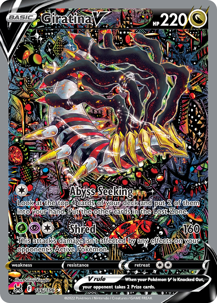 Giratina V 186/196 — English Pokémon Lost Origin (2022)