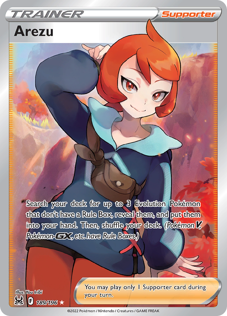 Arezu 189/196 — English Pokémon Lost Origin (2022)