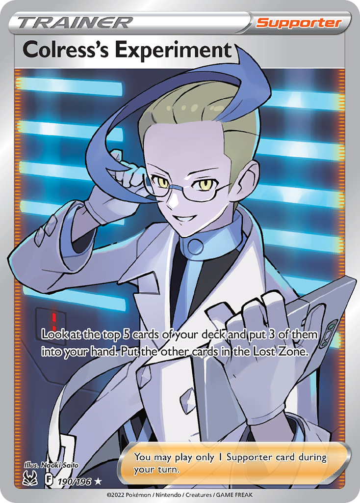Colress's Experiment 190/196 — English Pokémon Lost Origin (2022)