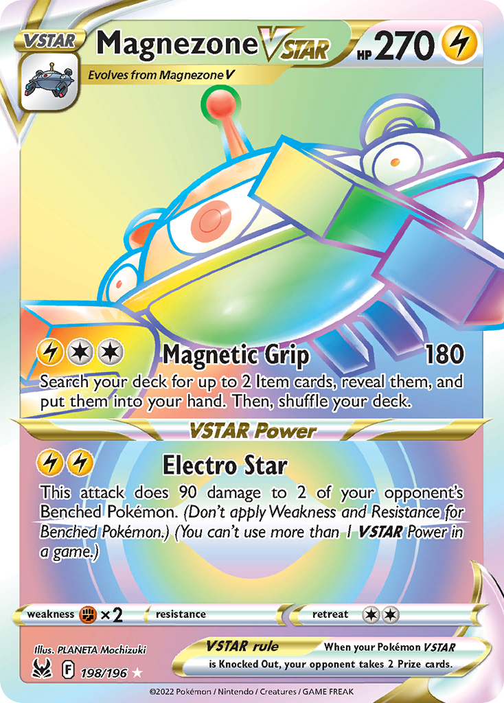 Magnezone VSTAR 198/196 — English Pokémon Lost Origin (2022)
