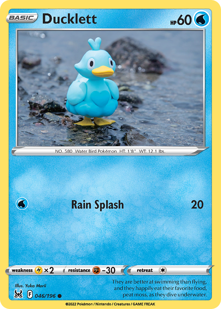 Ducklett 46/196 — English Pokémon Lost Origin (2022)