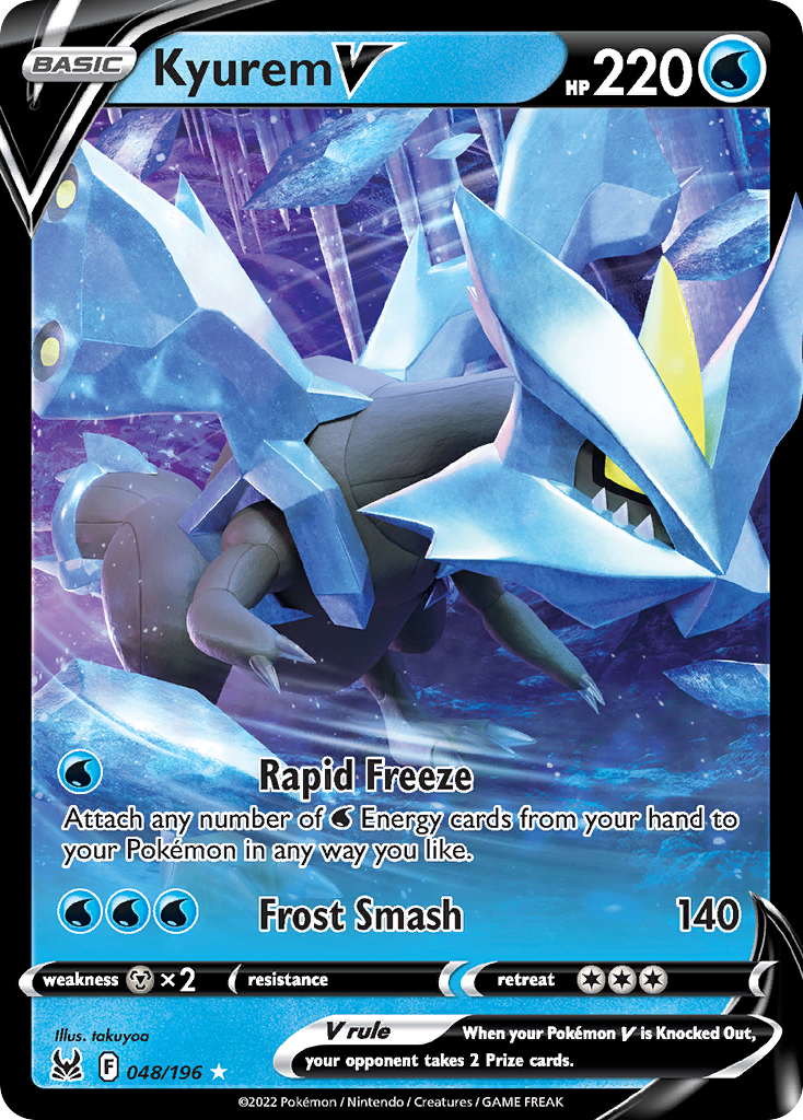 Kyurem V 48/196 — English Pokémon Lost Origin (2022)