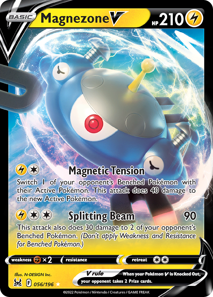 Magnezone V 56/196 — English Pokémon Lost Origin (2022)