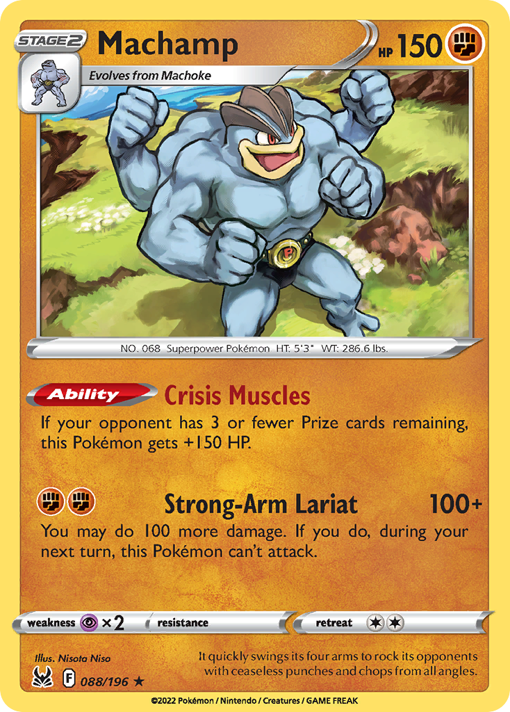 Machamp 88/196 — English Pokémon Lost Origin (2022)