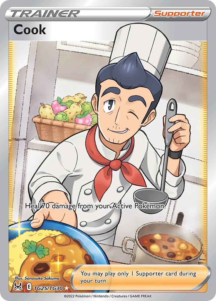Cook TG25/TG30 — English Pokémon Lost Origin Trainer Gallery (2022)