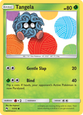 Tangela 1/214 English Pokémon card from Lost Thunder (2018)