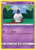 Litwick 101/214 English Pokémon card from Lost Thunder (2018)