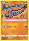 Onix 109/214 English Pokémon card from Lost Thunder (2018)