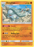 Donphan 112/214 English Pokémon card from Lost Thunder (2018)