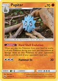 Pupitar 116/214 English Pokémon card from Lost Thunder (2018)