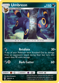 Umbreon 120/214 English Pokémon card from Lost Thunder (2018)
