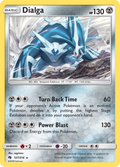 Dialga 127/214 English Pokémon card from Lost Thunder (2018)