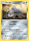 Durant 128/214 English Pokémon card from Lost Thunder (2018)
