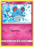 Marill 135/214 English Pokémon card from Lost Thunder (2018)