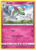 Kirlia 140/214 English Pokémon card from Lost Thunder (2018)