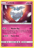 Carbink 143/214 English Pokémon card from Lost Thunder (2018)