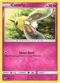 Cutiefly 145/214 English Pokémon card from Lost Thunder (2018)