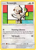 Smeargle 157/214 English Pokémon card from Lost Thunder (2018)
