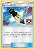Electropower 172a/214 English Pokémon card from Lost Thunder (2018) — alternate artwork