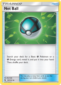 Net Ball 187/214 English Pokémon card from Lost Thunder (2018)