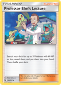 Professor Elm's Lecture 188/214 English Pokémon card from Lost Thunder (2018)