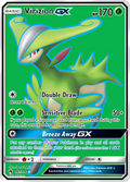 Virizion-GX 197/214 English Pokémon card from Lost Thunder (2018)