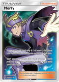 Morty 212/214 English Pokémon card from Lost Thunder (2018)