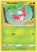 Wurmple 23/214 English Pokémon card from Lost Thunder (2018)