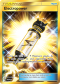 Electropower 232/214 English Pokémon card from Lost Thunder (2018)