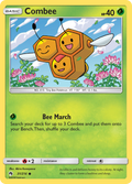 Combee 31/214 English Pokémon card from Lost Thunder (2018)