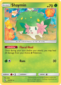 Shaymin 33/214 English Pokémon card from Lost Thunder (2018)