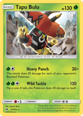 Tapu Bulu 37/214 English Pokémon card from Lost Thunder (2018)