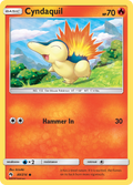 Cyndaquil 40/214 English Pokémon card from Lost Thunder (2018)