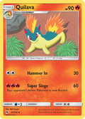 Quilava 41/214 English Pokémon card from Lost Thunder (2018)