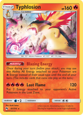 Typhlosion 42/214 English Pokémon card from Lost Thunder (2018)