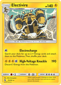 Electivire 72/214 English Pokémon card from Lost Thunder (2018)