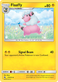 Flaaffy 77/214 English Pokémon card from Lost Thunder (2018)