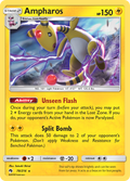 Ampharos 78/214 English Pokémon card from Lost Thunder (2018)