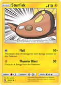 Stunfisk 83/214 English Pokémon card from Lost Thunder (2018)