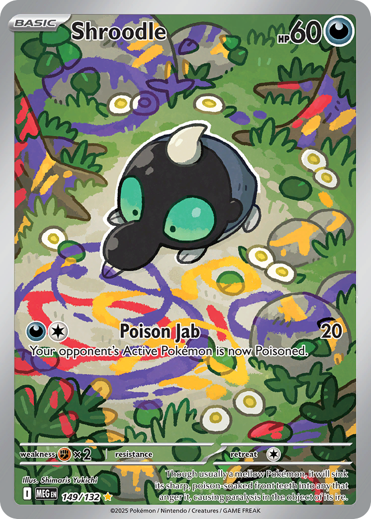 Shroodle 149/132 — English Pokémon Mega Evolution (2025)