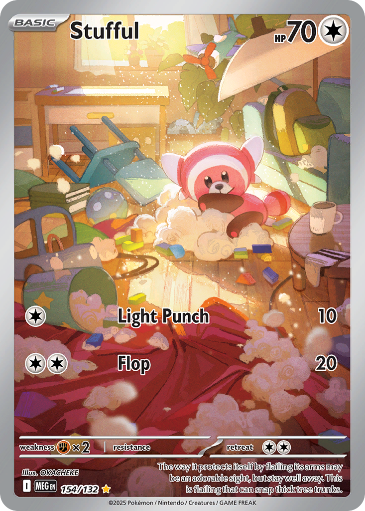 Stufful 154/132 — English Pokémon Mega Evolution (2025)