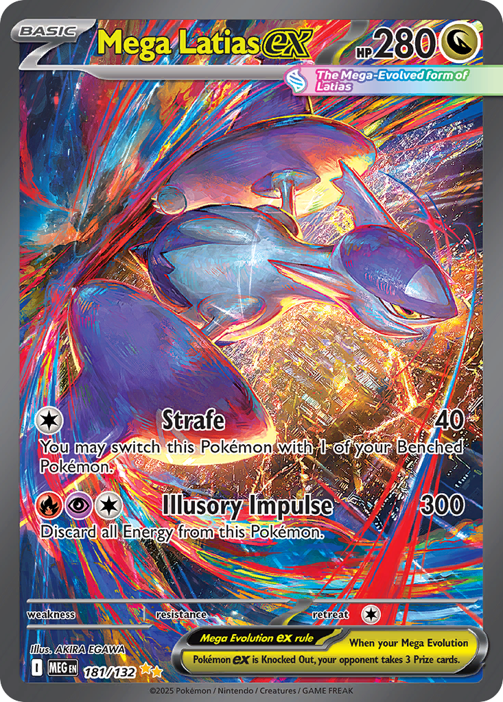 Mega Latias ex 181/132 — English Pokémon Mega Evolution (2025)