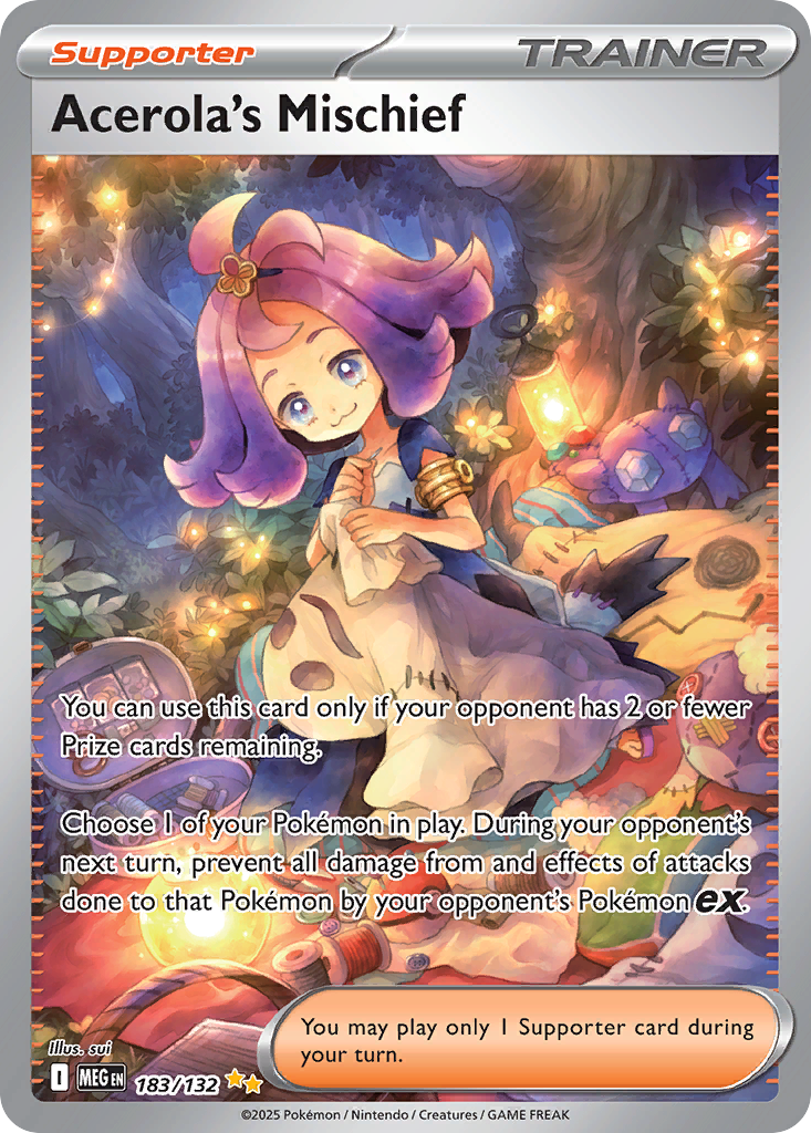 Acerola's Mischief 183/132 — English Pokémon Mega Evolution (2025)