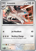 Linoone 168/197 — English Pokémon Obsidian Flames (2023)
