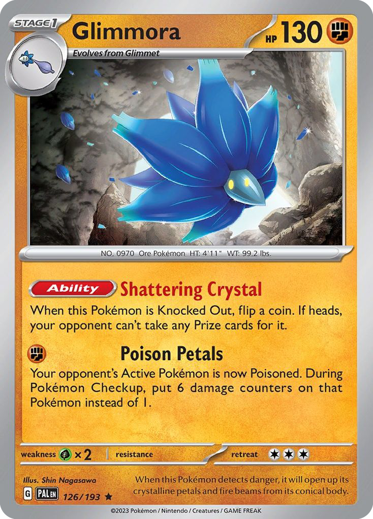 Glimmora 126/193 — English Pokémon Paldea Evolved (2023)