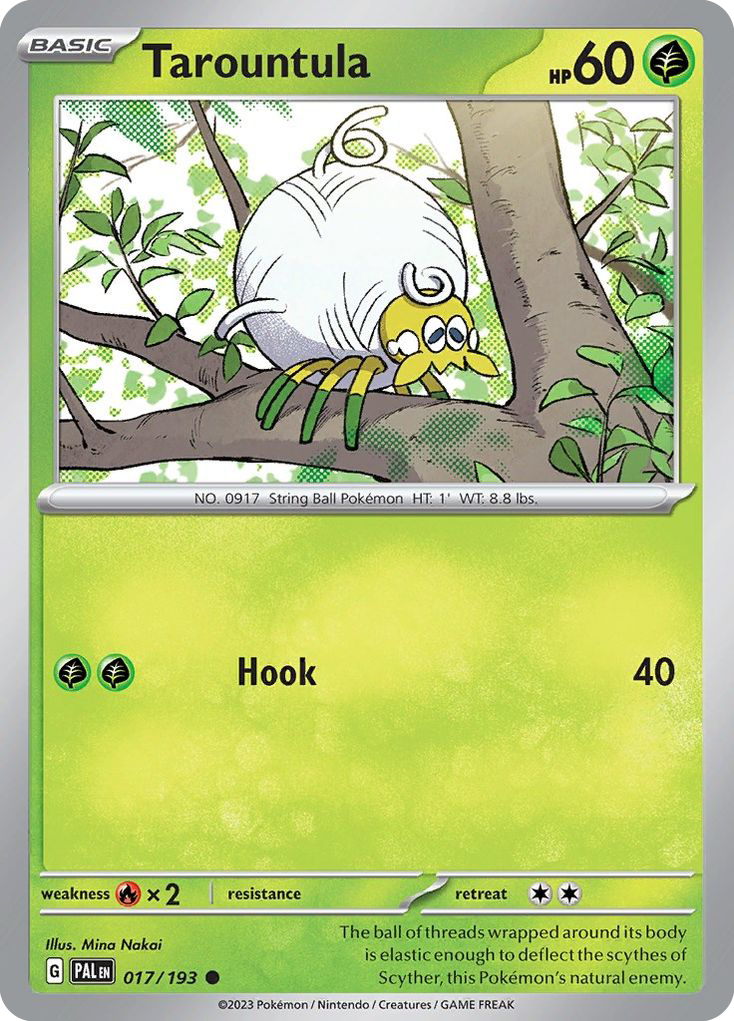 Tarountula 17/193 — English Pokémon Paldea Evolved (2023)
